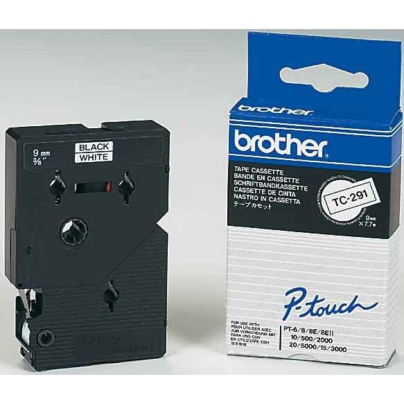 Brother - Schriftband Schriftbandkassette TC-293 BF.weiß/DF.blau