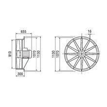 Maico - Wandventilator für Industrie und Gewerbe Wandventilator DAS 90/4