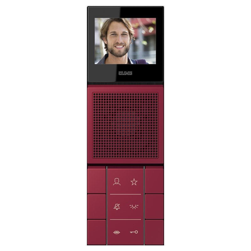 Jung - Innenstation für Türkommunikation SIB Video-Innenstation SI VI LC 627 255 LS 4320M