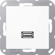 Jung - Multifunktions-Anschlussdose Multimedia-Anschluss aws MA A 1122 WW USB m.Tragring