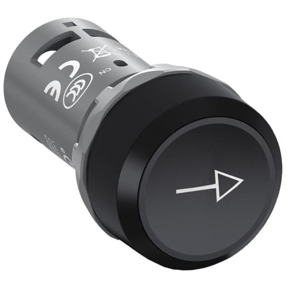 ABB Stotz S&J - Drucktaster, Komplettgerät Drucktaster CP9-1015 schwarz,Pfeil 1S+1OE