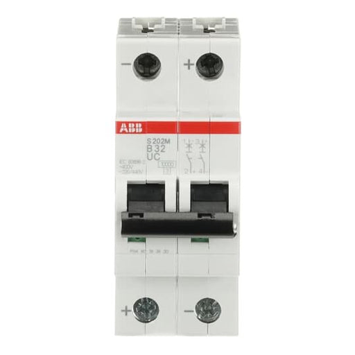 ABB Stotz S&J - Leitungsschutzschalter Sicherungsautomat S202M-B32UC 10 kA, 32 A, 2P