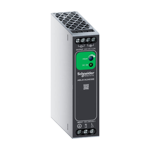Schneider Electric - Gleichstromversorgung Spannungsv. EASY 100-240V ABLS1A24030E 24VDC 3,2A 1P