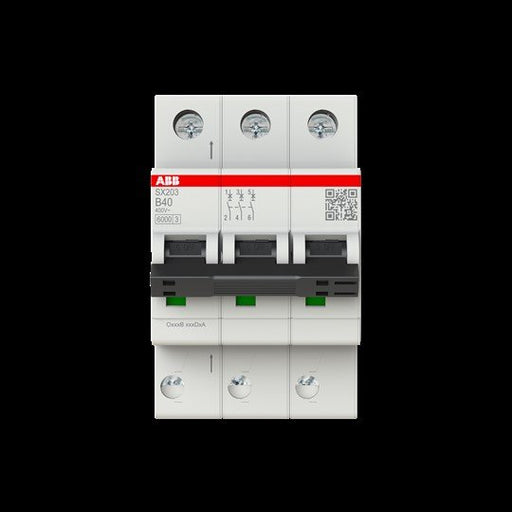 ABB Stotz S&J - Leitungsschutzschalter Sicherungsautomat SX203-B40 6kA, 40A, 3P