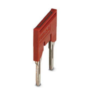 Phoenix Contact - Querverbinder/Brücker für Reihenklemme Steckbrücke FBS 1/3-8 3-polig, rot − 10 Stück