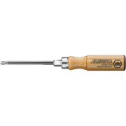 Wiha - Kreuzschlitz-Schraubendreher Holz-PZ-Schraubendreher 221 PZ 2x100