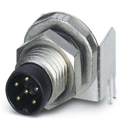 Phoenix Contact - Rundsteckverbinder, feldkonfektionierbar (Industriesteckverbinder) Einbausteckverbinder SACC-DSI-M8M#1424244 − 20 Stück