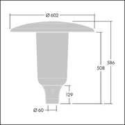 Thorn - Straßen- und Platzleuchte LED-Mastaufsatzleuchte ARS 18L35- #96632282 740, Z60