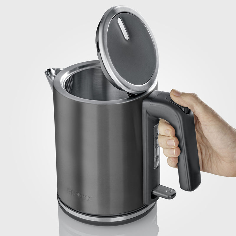 Severin - Wasserkocher WK 9342 Dark Inox Edition