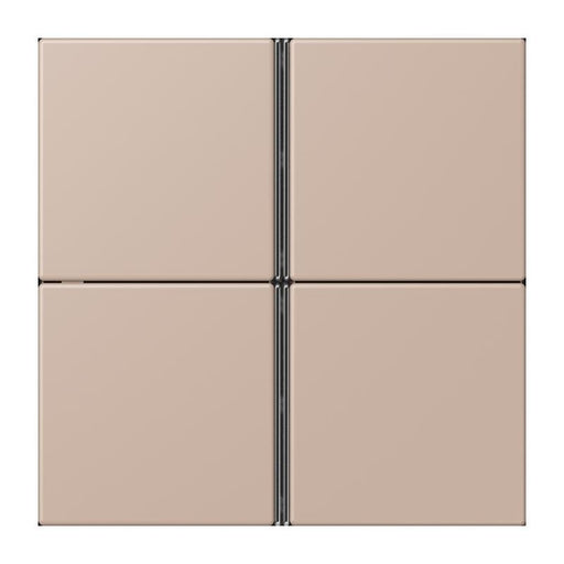 Jung - Abdeckung/Bedienelement für Installationsschalterprogramme Tastensatz 4fach LC 404 TSA 240 ombre brulee claire