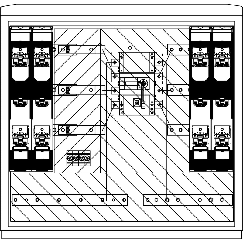 Elsta Mosdorfer - Zähler-Komplettschrank Wandlerschrank Freiluft WS825.N5.T2S231 WS A850-2 N5 500A