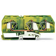 WAGO - Schutzleiter-Reihenklemme Schutzleiterklemme 283-677 0,2-16mmq gn/gelb