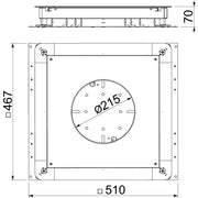 OBO Bettermann - Unterflur-Gerätedose UGD 350-3 R4