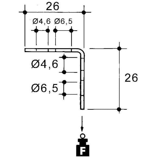 Niedax - Befestigungsklammer EKLIPS-BF.-Zubehör UM-26 − 100 Stück