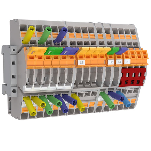 ABN - Montagezubehör (Schaltschrank) Prüfklemme TAB Syna ABNPE104X48 komplett o
