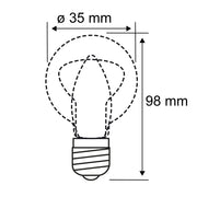 Paulmann - LED-Lampe/Multi-LED LED-Filamentlampe 286.45 230V