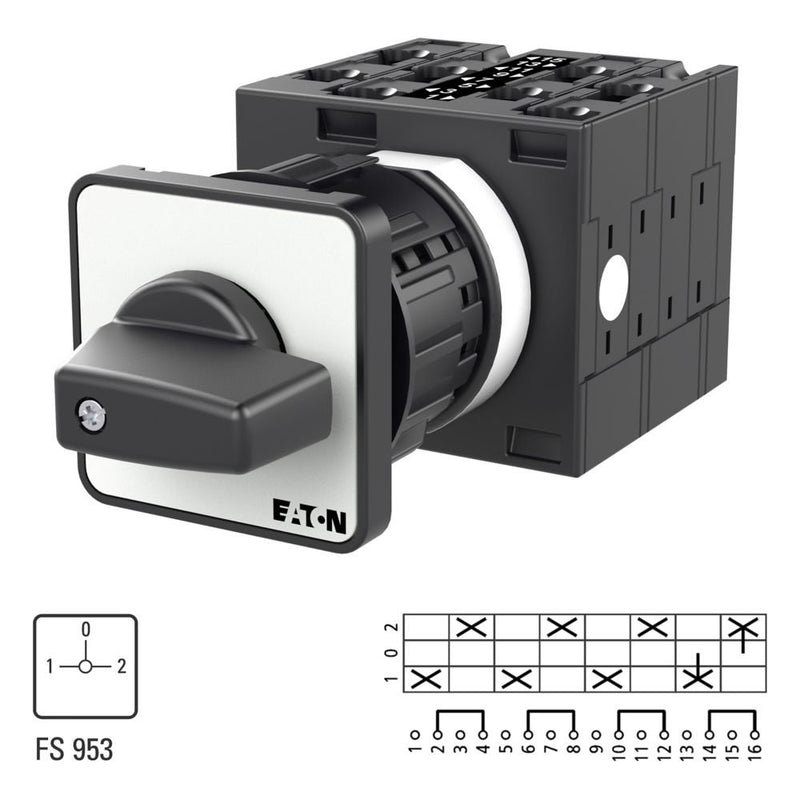 Eaton - Lastschalter Umschalter T3 32A T3-4-8294/EZ Zentraleinbau