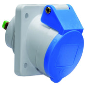 Bals Elektrotech - CEE-Anbausteckdose (IEC 60309) Anbausteckdose geneigt 16A 12734 4p 230V 9h IP44