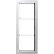 Jung - Abdeckrahmen Rahmen 3-fach alu FDAL 2983 waage/senkrecht