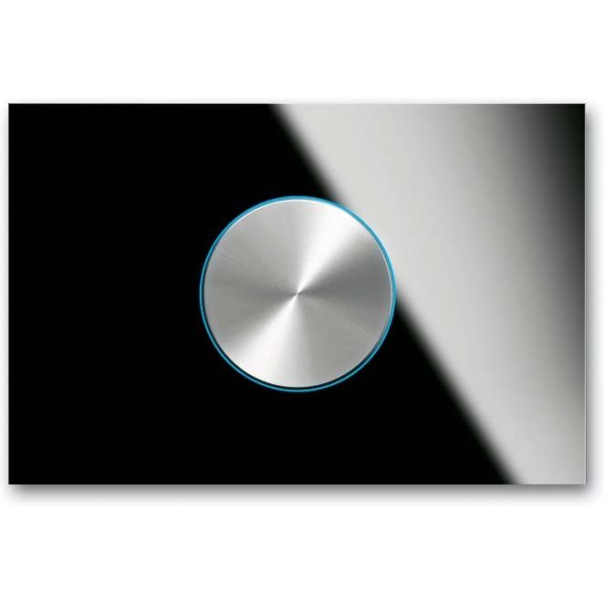 ABB Stotz S&J - Bussystem-Tastsensor Drehbedienelement 1-fach 6341-825-101-500 Glas schwarz