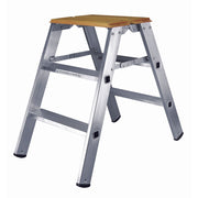 ILLER-LEITER - Stufenleiter Montagetritt Alu 56702 2x2 Stufen