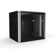 Enoc - Netzwerkgehäuse Wandschrank 9HE 2tlg. sw W2 9-65-S 19"600x500x535mm