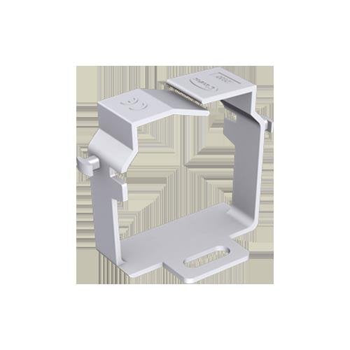 Unex - Halteklammer für Verdrahtungskanal Drahthalteklammer lgr 40864-4 RAL7035 für 60x40 − 24 Stück