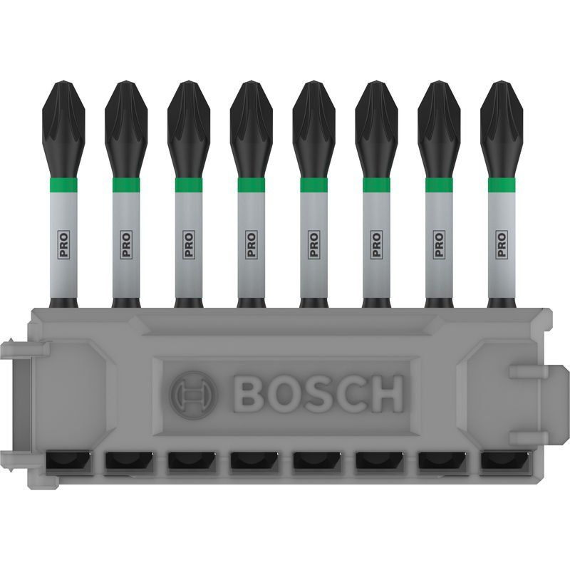 Bosch - Bit-Set PRO Pozidriv Impact Bit, 2608522331 PZ2, 55 mm, 8-tlg