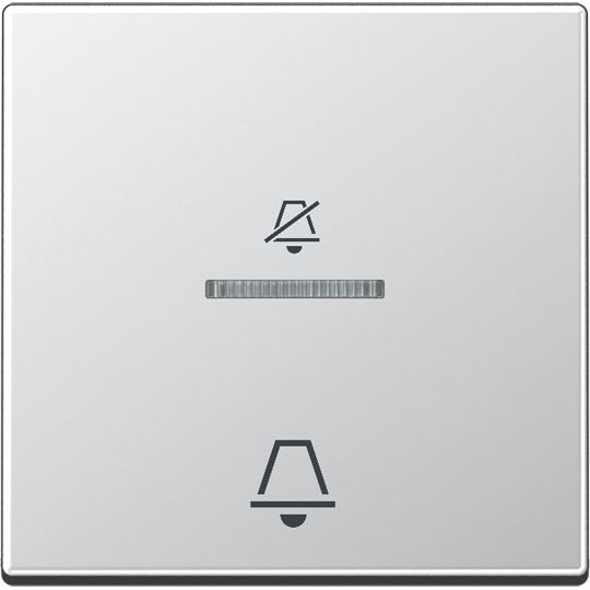 Jung - Abdeckung/Bedienelement für Installationsschalterprogramme Hotelwippe Außenstelle A CU KO5 D AL Nicht stören+Klingel