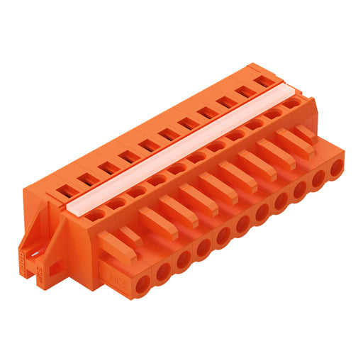 WAGO - Kabelsteckverbinder für Leiterplattensteckverbinder 1-Leiter-Federleiste 231-311/027-000 CAGECLAMP,2,5mm²,or − 25 Stück