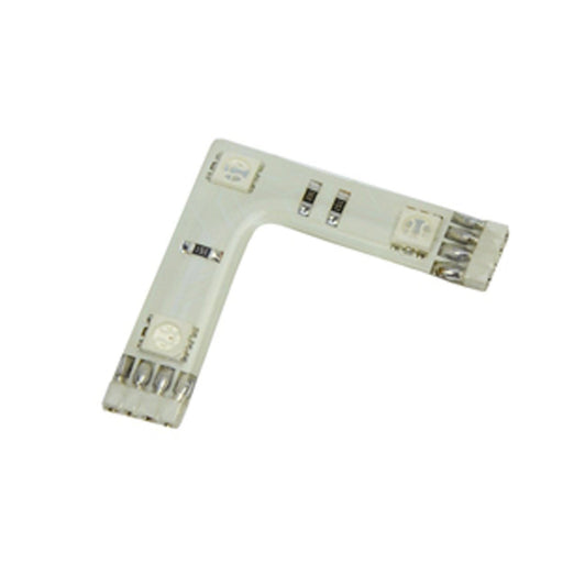 Scharnberger+Hasenbein - Zubehör/Ersatzteile für Lichtschlauch/-band Eckverbinder 90Gr 30332 f.RGB-Bänder 4pol ws