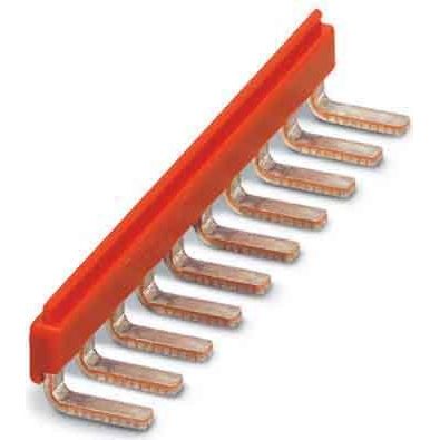 Phoenix Contact - Querverbinder/Brücker für Reihenklemme Einlegebrücke EB 10- DIK RD − 10 Stück