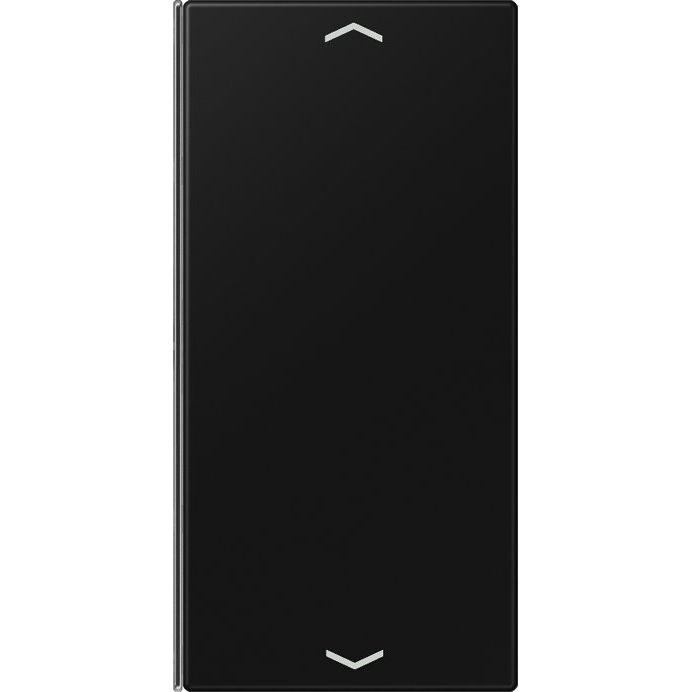 Jung - Abdeckung/Bedienelement für Installationsschalterprogramme Taste 2-fach LS 402 TSAP SWM graphitschwarz matt