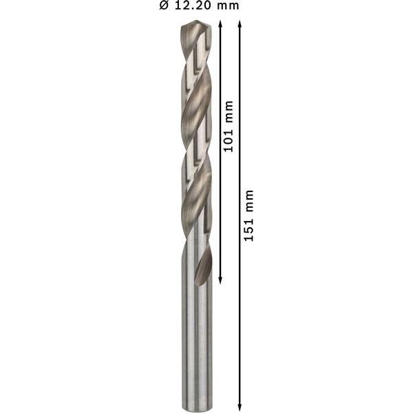 Bosch - Bohrer PRO Metal HSS-G 2608585539 Spiralbohrer 12,2 x