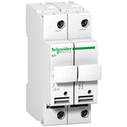 Schneider Electric - Halter für zylindrische Sicherung Sicherungsträger A9N15651 STI, 2-polig