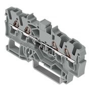 WAGO - Bauelement-Reihenklemme Bauelementklemme 2202-1411/1000-410 m. Diode 1N4007,grau − 100 Stück