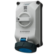 Mennekes - CEE-Steckdose abschaltbar, abgesichert (IEC 60309) Wandsteckdose DUOi 5614509G 32A5P9h 230V IP69