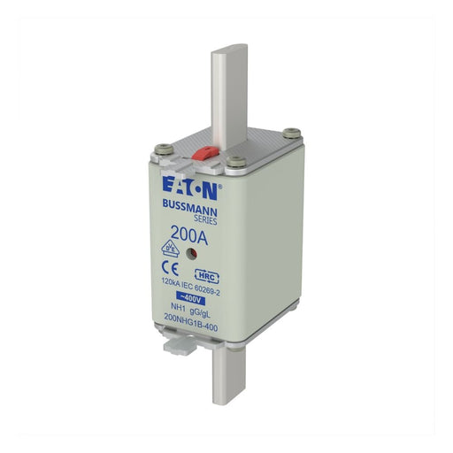 Eaton - Messersicherung Sicherungseinsatz Nieders. 200NHG1B-400 200A AC 400V 120kA − 3 Stück