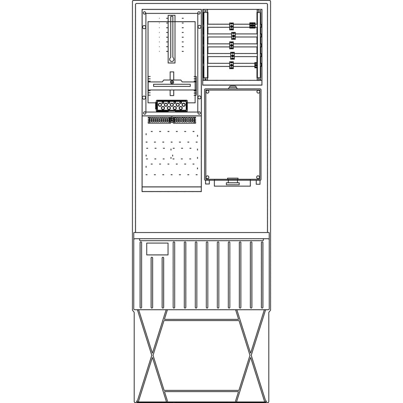 Elsta Mosdorfer - Zähler-Komplettschrank Zähleranschlusssäule 10051782 A320 S5 1Z 3.HZ 12TE
