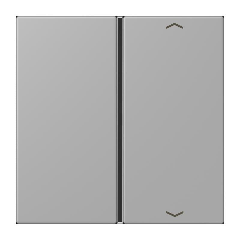 Jung - Abdeckung/Bedienelement für Installationsschalterprogramme Taste 1fach m. Pfeilsymb. LC 401 TSAP 204 gris moyen