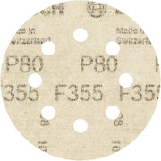 Bosch - Schleifpapier/Schleifvlies PRO F355 Schleifblatt, 115 2608605558 mm, 80, 5-tlg