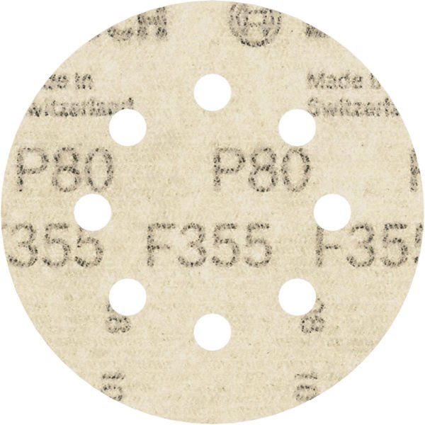 Bosch - Schleifpapier/Schleifvlies PRO F355 Schleifblatt, 115 2608605558 mm, 80, 5-tlg
