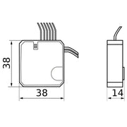 BEG Brück Electronic - Bussystem-Binäreingang Tasterschnittstelle PBM-DALI-LINK-4W-BLE DALI-LINK