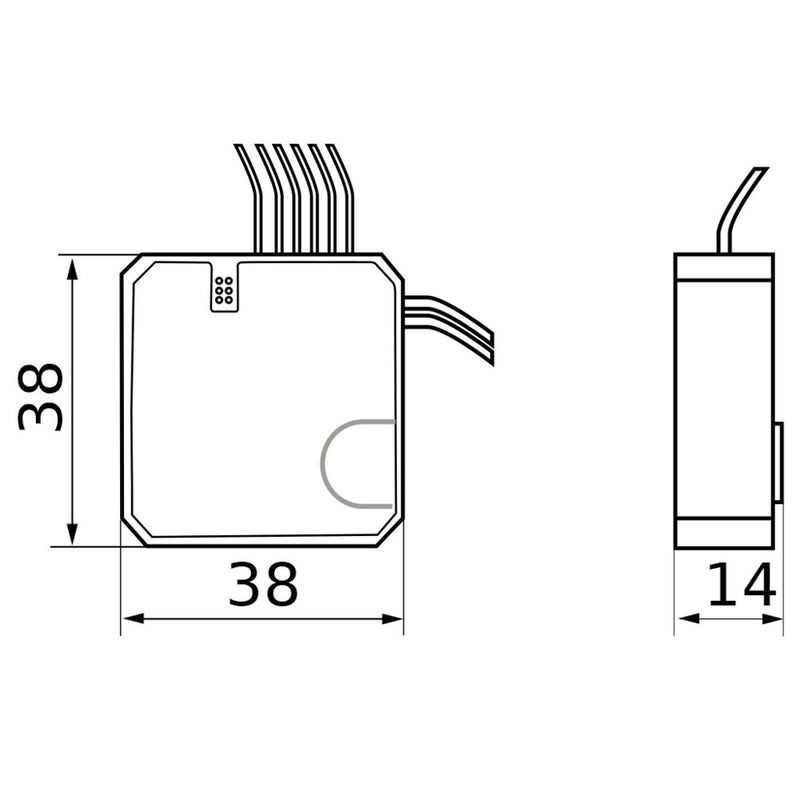 BEG Brück Electronic - Bussystem-Binäreingang Tasterschnittstelle PBM-DALI-LINK-4W-BLE DALI-LINK