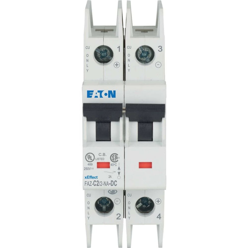 Eaton - Leitungsschutzschalter FAZ-C2/2-NA-DC 2A, 2p, C-Char, DC
