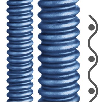 Flexa - Kunststoff-Schutzschlauch AIRflex-KUWPUAS AD27 22x27mm − 50 Meter