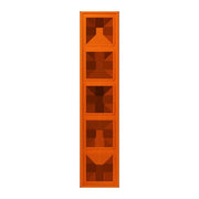 Jung - Abdeckrahmen Rahmen 5-fach LC 985 224 orange