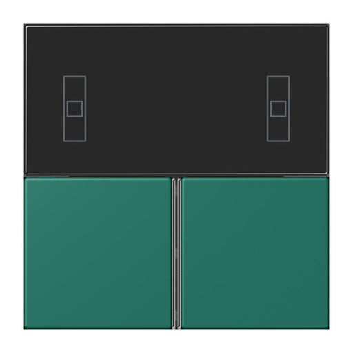 Jung - Abdeckung/Bedienelement für Installationsschalterprogramme Tastensatz 3fach LC 4093 TSA 216 vert anglais
