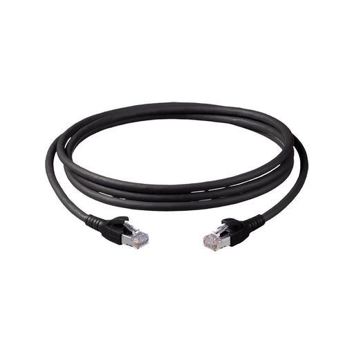Corning - Patchkabel Kupfer Patchkabel Cat.6A 2m sw CCAAGB-G6002-A020-C0 2xRJ45 S/FTP