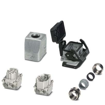 Phoenix Contact - Rechtecksteckverbinder, Set (Industriesteckverbinder) Steckverbinder-Set HC-STA-B06PT#1416344